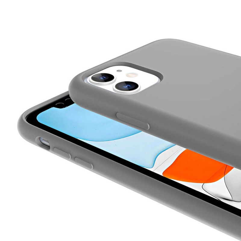 Bal-z Apple iPhone 11 Kılıf M-safe Şarj Özellikli Sıvı Teknolojili Silinebilir Sert  Kivi Kapak