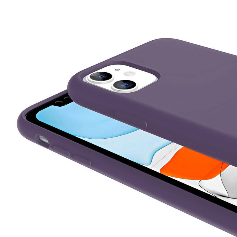 Bal-z Apple iPhone 11 Kılıf M-safe Şarj Özellikli Sıvı Teknolojili Silinebilir Sert  Kivi Kapak