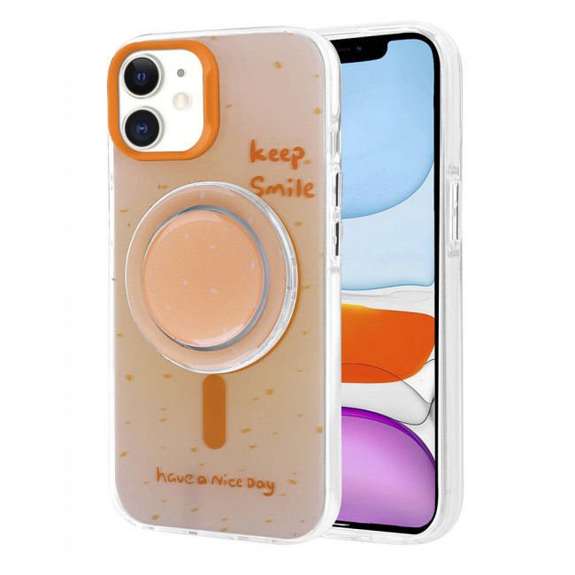 Apple iPhone 11 Kılıf Magsafe Şarj Özellikli Tak-Çıkar Pop Soketli Zore Tiktok Kapak Apple iPhone 11 Kılıf Magsafe Şarj Özellikli Tak-Çıkar Pop Soketli Zore Tiktok Kapak