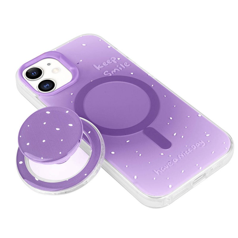 Bal-z Apple iPhone 11 Kılıf M-safe Şarj Özellikli Tak-Çıkar Pop Soketli  Tiktok Kapak