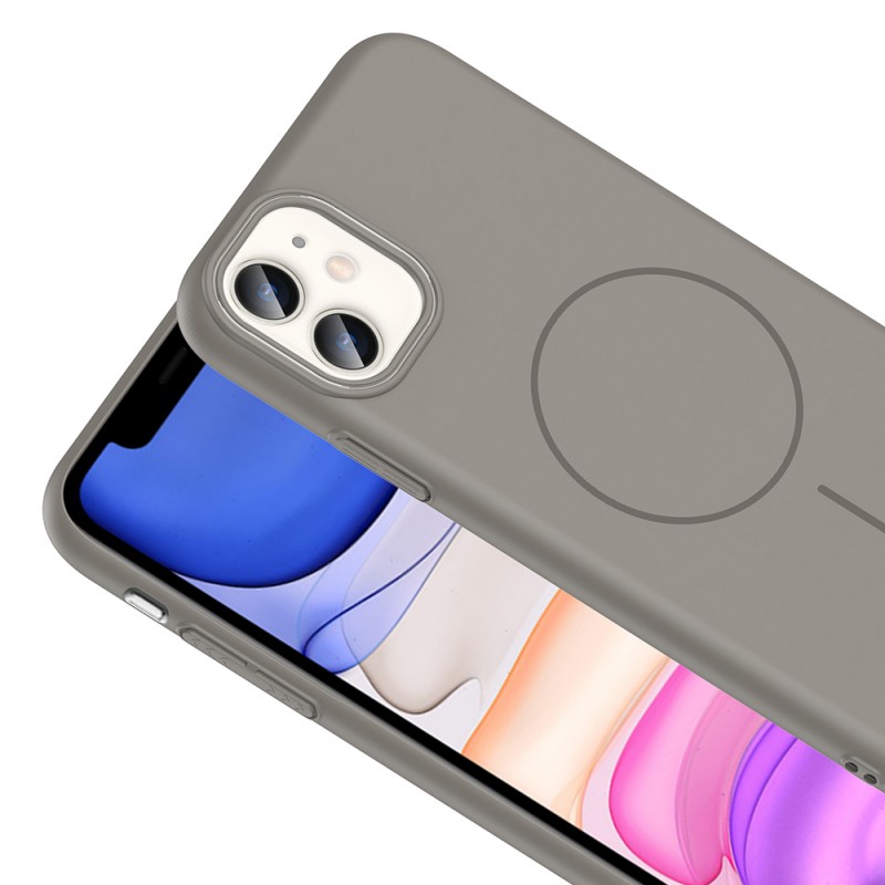 Bal-z Apple iPhone 11 Kılıf M-safe Şarj Özellikli  Ruby Sert Kapak