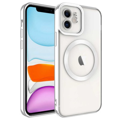 Bal-z Apple iPhone 11 Kılıf M-safe Wireless Şarj Özellikli  Setro Silikon