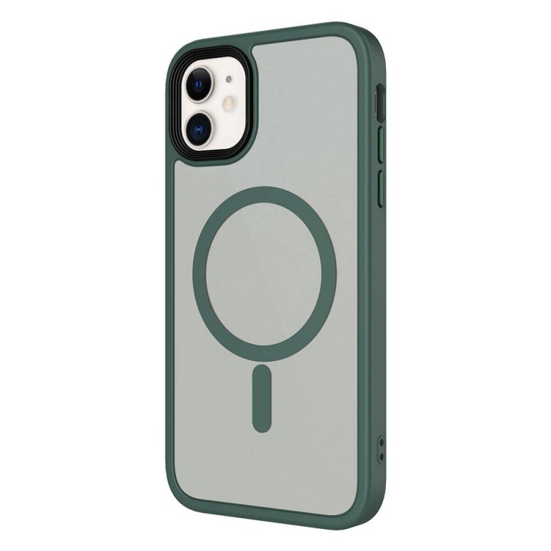 Bal-z Apple iPhone 11 Kılıf Mat Arka Yüzey Wireless Şarj Özellikli  Flet M-safe Kapak