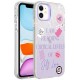 Apple iPhone 11 Kılıf Mermer Desenli Zore Marbello Kapak Apple iPhone 11 Kılıf Mermer Desenli Zore Marbello Kapak