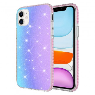Apple iPhone 11 Kılıf Parlak Renk Geçişli Zore Velle Kapak Apple iPhone 11 Kılıf Parlak Renk Geçişli Zore Velle Kapak