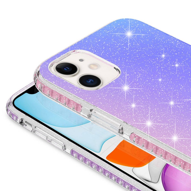 Bal-z Apple iPhone 11 Kılıf Parlak Renk Geçişli  Velle Kapak