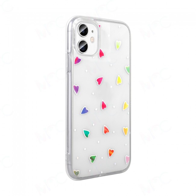 Apple iPhone 11 Kılıf Şeffaf Figürlü Zore Folk Sert Kapak Apple iPhone 11 Kılıf Şeffaf Figürlü Zore Folk Sert Kapak