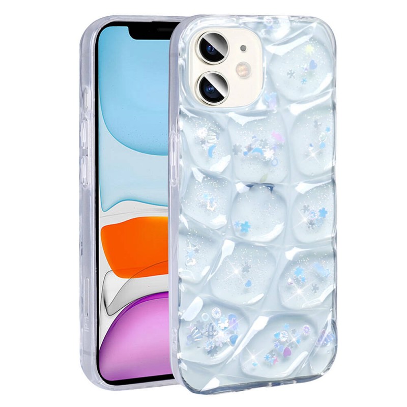 Bal-z Apple iPhone 11 Kılıf Simli 3D Desenli  Hacar Kapak