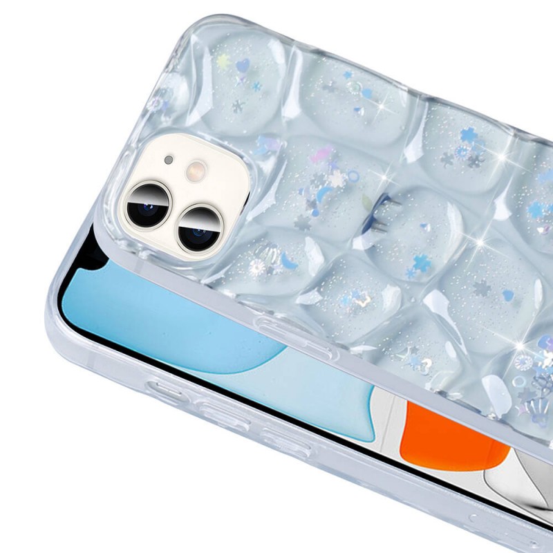 Bal-z Apple iPhone 11 Kılıf Simli 3D Desenli  Hacar Kapak