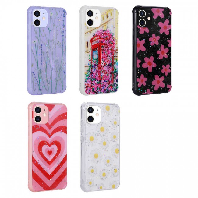 Apple iPhone 11 Kılıf Simli Desenli Kamera Korumalı Parlak Zore Popy Kapak Apple iPhone 11 Kılıf Simli Desenli Kamera Korumalı Parlak Zore Popy Kapak