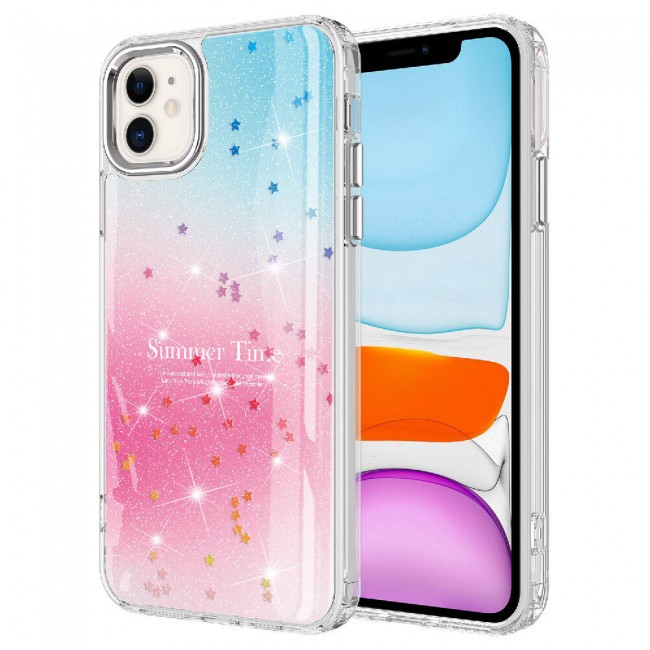 Apple iPhone 11 Kılıf Simli Desenli Parlak Zore Task Kapak Apple iPhone 11 Kılıf Simli Desenli Parlak Zore Task Kapak
