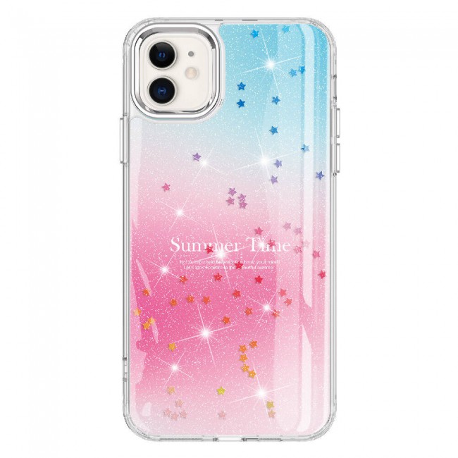 Apple iPhone 11 Kılıf Simli Desenli Parlak Zore Task Kapak Apple iPhone 11 Kılıf Simli Desenli Parlak Zore Task Kapak