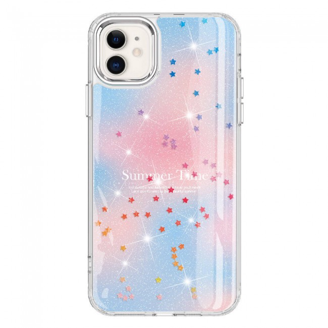 Apple iPhone 11 Kılıf Simli Desenli Parlak Zore Task Kapak Apple iPhone 11 Kılıf Simli Desenli Parlak Zore Task Kapak