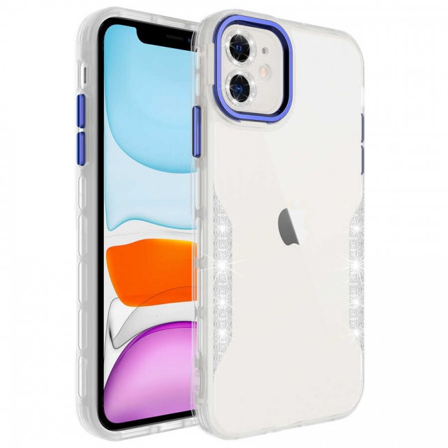 Apple iPhone 11 Kılıf Simli ve Lens Korumalı Zore Pano Kapak Apple iPhone 11 Kılıf Simli ve Lens Korumalı Zore Pano Kapak