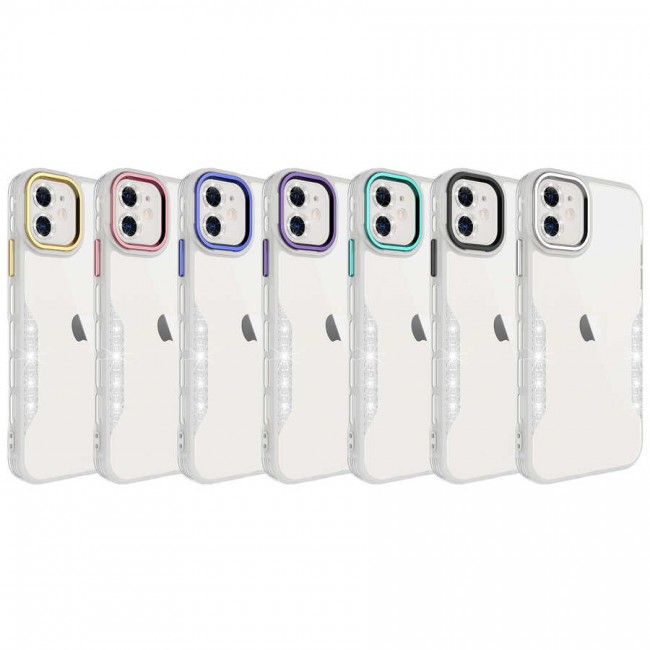 Apple iPhone 11 Kılıf Simli ve Lens Korumalı Zore Pano Kapak Apple iPhone 11 Kılıf Simli ve Lens Korumalı Zore Pano Kapak