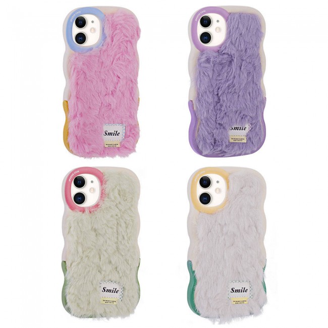Apple iPhone 11 Kılıf Standlı Kamera Korumalı Tüylü Arka Yüzey Tasarım Zore Mona Kapak Apple iPhone 11 Kılıf Standlı Kamera Korumalı Tüylü Arka Yüzey Tasarım Zore Mona Kapak