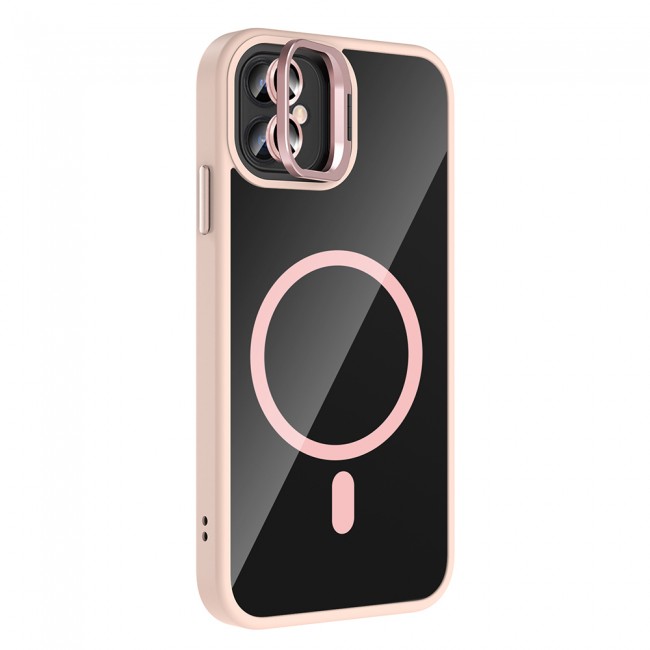 Apple iPhone 11 Kılıf Standlı ve Kamera Lens Hediyeli M-Safe Şarj Özellikli Zore Etro Kapak Apple iPhone 11 Kılıf Standlı ve Kamera Lens Hediyeli M-Safe Şarj Özellikli Zore Etro Kapak