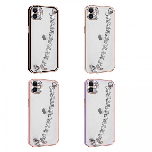 Apple iPhone 11 Kılıf Taş Süslemeli Kamera Korumalı El Tutamaçlı Zore Blazer Kapak Apple iPhone 11 Kılıf Taş Süslemeli Kamera Korumalı El Tutamaçlı Zore Blazer Kapak