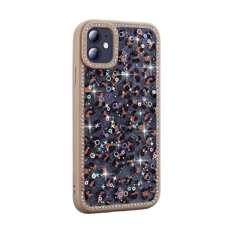 Bal-z Apple iPhone 11 Kılıf Taşlı ve Simli Tasarım  Azra Kapak