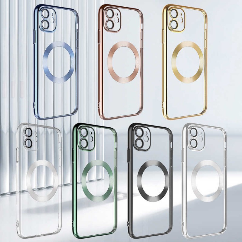 Bal-z Apple iPhone 11 Kılıf Wireless Şarj Özellikli Sert PC  Riksos M-safe Kapak