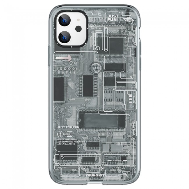 Apple iPhone 11 Kılıf YoungKit Technology Serisi Kapak Apple iPhone 11 Kılıf YoungKit Technology Serisi Kapak
