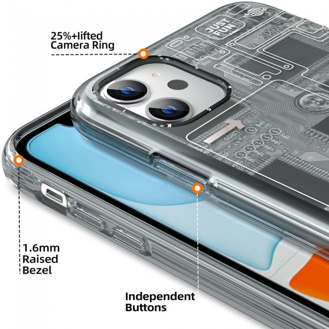 Apple iPhone 11 Kılıf YoungKit Technology Serisi Kapak Apple iPhone 11 Kılıf YoungKit Technology Serisi Kapak