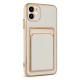 Apple iPhone 11 Kılıf Zore Bark Kartlıklı Kapak Apple iPhone 11 Kılıf Zore Bark Kartlıklı Kapak