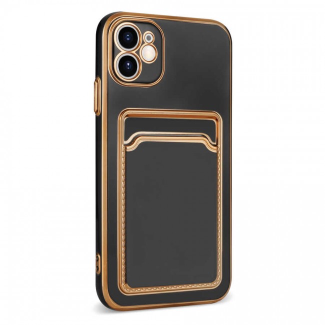 Apple iPhone 11 Kılıf Zore Bark Kartlıklı Kapak Apple iPhone 11 Kılıf Zore Bark Kartlıklı Kapak