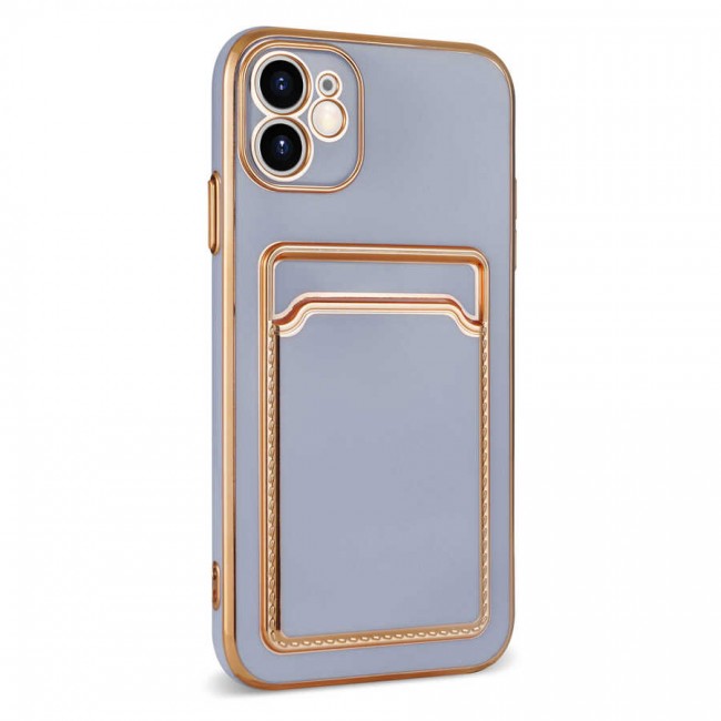 Apple iPhone 11 Kılıf Zore Bark Kartlıklı Kapak Apple iPhone 11 Kılıf Zore Bark Kartlıklı Kapak