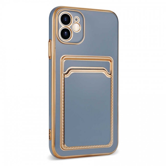 Apple iPhone 11 Kılıf Zore Bark Kartlıklı Kapak Apple iPhone 11 Kılıf Zore Bark Kartlıklı Kapak