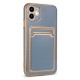 Apple iPhone 11 Kılıf Zore Bark Kartlıklı Kapak Apple iPhone 11 Kılıf Zore Bark Kartlıklı Kapak