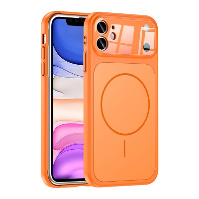 Bal-z Apple iPhone 11 Kılıf Zore M-Safe Şarj Özellikli Kamera Korumalı Formen Kapak