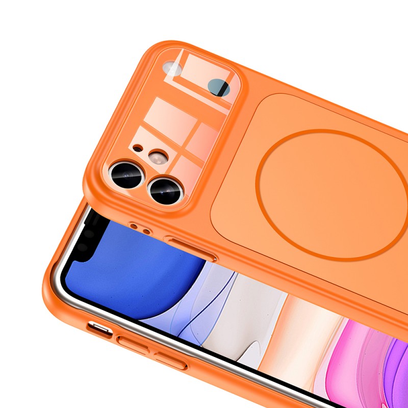 Bal-z Apple iPhone 11 Kılıf Zore M-Safe Şarj Özellikli Kamera Korumalı Formen Kapak