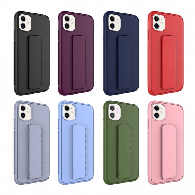 Apple iPhone 11 Kılıf Zore Qstand Kapak Apple iPhone 11 Kılıf Zore Qstand Kapak