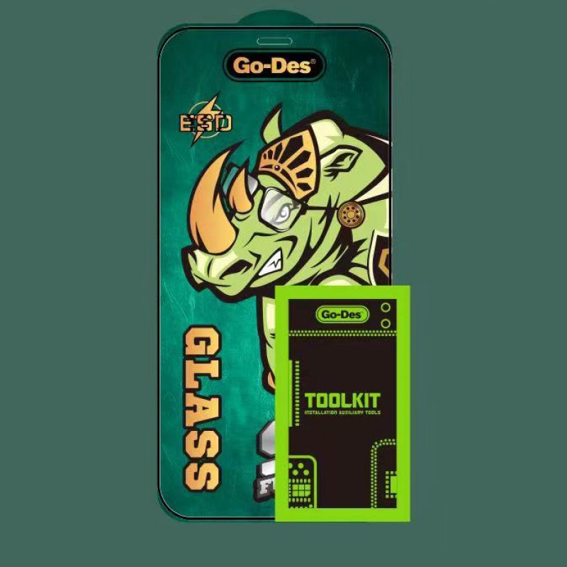 Bal-z Apple iPhone 11 Pro Max Go Des 9D Full Cover Temperli Cam Ekran Koruyucu