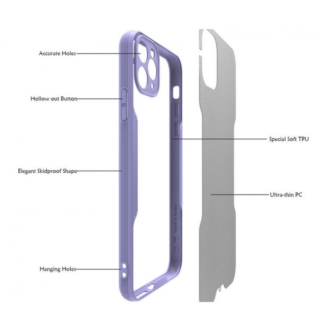 Apple iPhone 11 Pro Max Kılıf Zore Parfe Kapak Apple iPhone 11 Pro Max Kılıf Zore Parfe Kapak