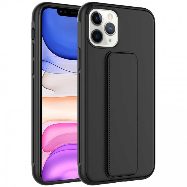 Apple iPhone 11 Pro Max Kılıf Zore Qstand Kapak Apple iPhone 11 Pro Max Kılıf Zore Qstand Kapak