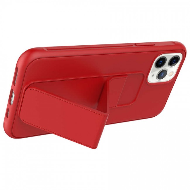Apple iPhone 11 Pro Max Kılıf Zore Qstand Kapak Apple iPhone 11 Pro Max Kılıf Zore Qstand Kapak