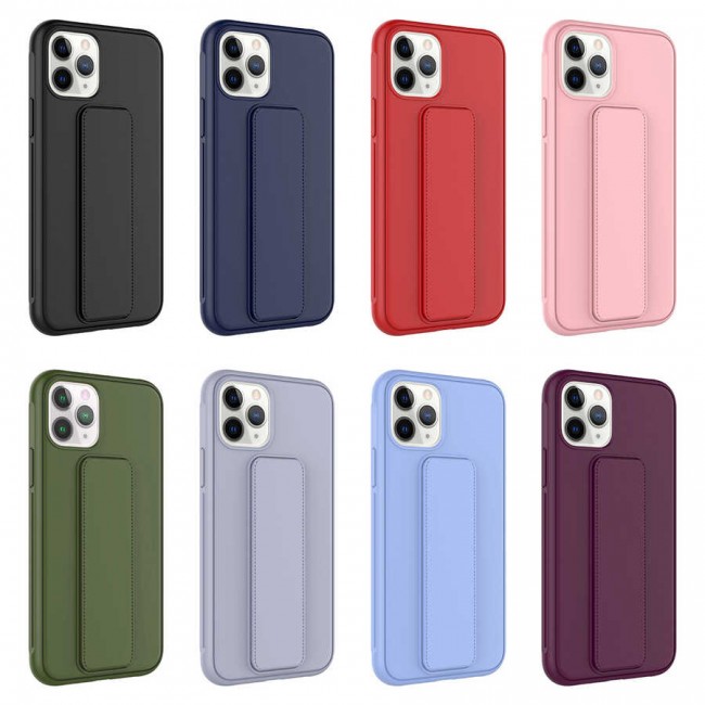 Apple iPhone 11 Pro Max Kılıf Zore Qstand Kapak Apple iPhone 11 Pro Max Kılıf Zore Qstand Kapak