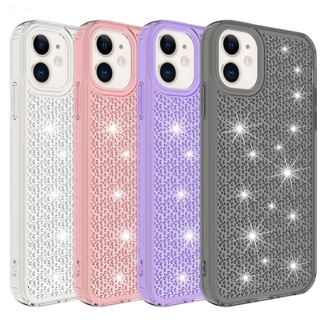 Apple iPhone 12 Kılıf Airbagli Parlak Tasarımlı Zore Snow Kapak Apple iPhone 12 Kılıf Airbagli Parlak Tasarımlı Zore Snow Kapak