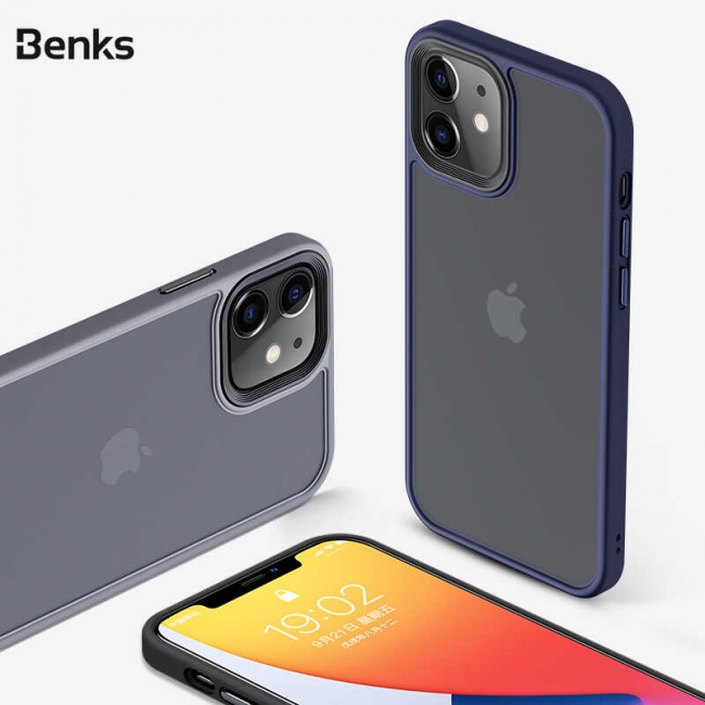 Apple iPhone 12 Kılıf Benks Hybrid Kapak Apple iPhone 12 Kılıf Benks Hybrid Kapak