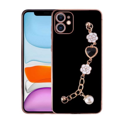 Bal-z Apple iPhone 12 Kılıf El Tutamaçlı Kamera Korumalı  Taka Silikon Kapak