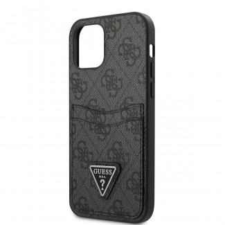 Apple iPhone 12 Kılıf GUESS Çift Kart Bölmeli Kapak Apple iPhone 12 Kılıf GUESS Çift Kart Bölmeli Kapak