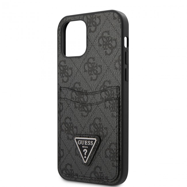 Apple iPhone 12 Kılıf GUESS Çift Kart Bölmeli Kapak Apple iPhone 12 Kılıf GUESS Çift Kart Bölmeli Kapak