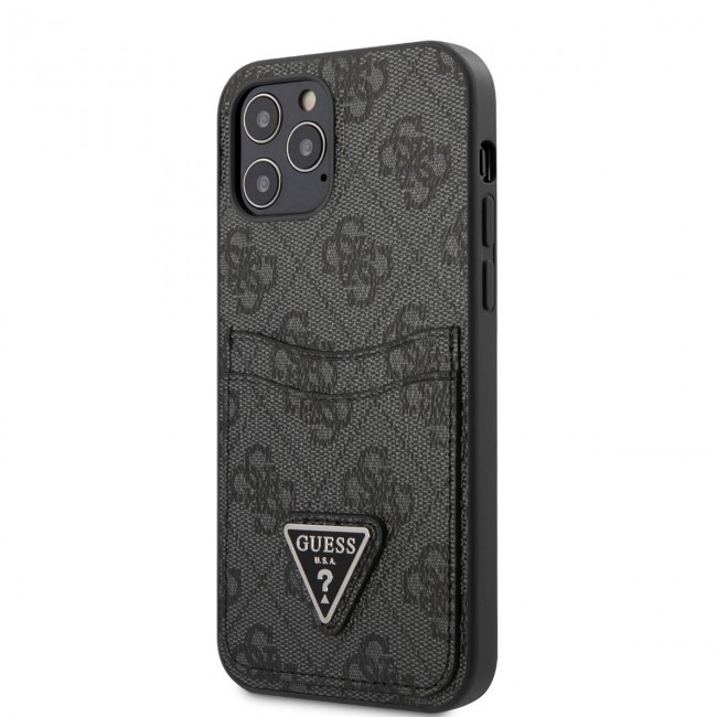 Apple iPhone 12 Kılıf GUESS Çift Kart Bölmeli Kapak Apple iPhone 12 Kılıf GUESS Çift Kart Bölmeli Kapak