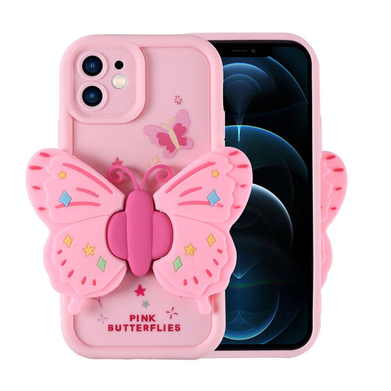 Bal-z Apple iPhone 12 Kılıf Kamera Korumalı Figür Tasarımlı  Kapya Kapak