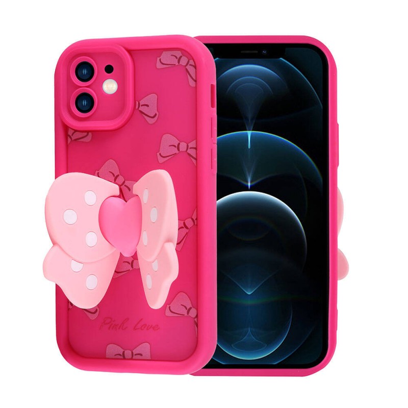 Bal-z Apple iPhone 12 Kılıf Kamera Korumalı Figür Tasarımlı  Kapya Kapak