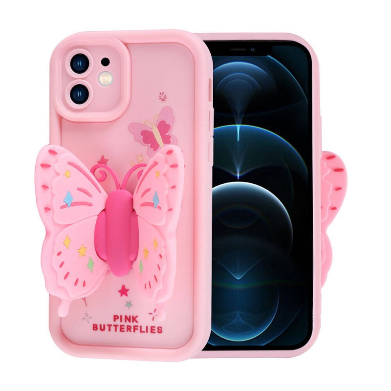 Bal-z Apple iPhone 12 Kılıf Kamera Korumalı Figür Tasarımlı  Kapya Kapak