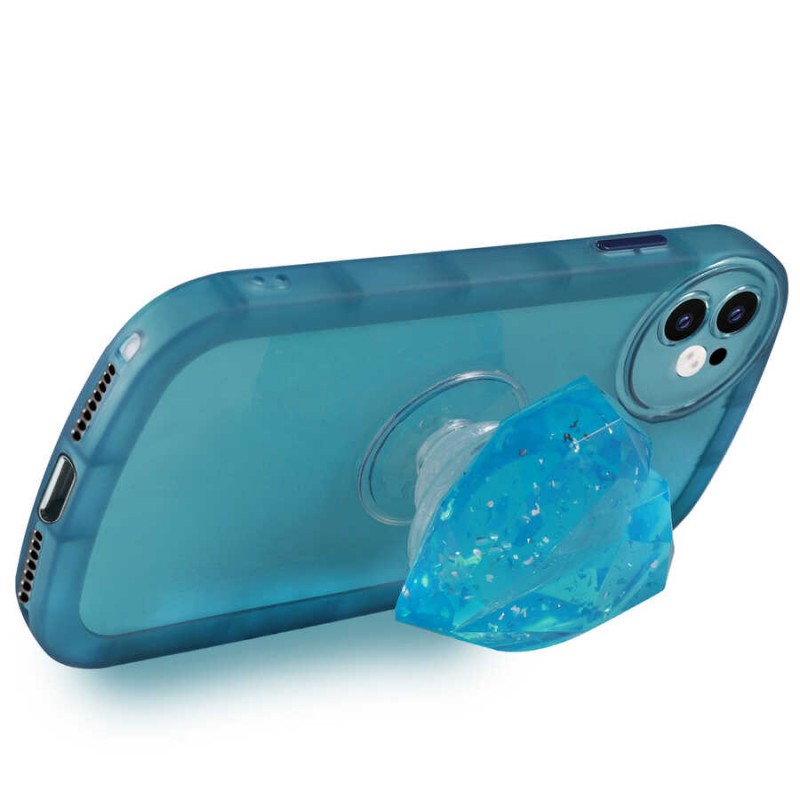 Bal-z Apple iPhone 12 Kılıf Kamera Korumalı Pop Soketli Renkli  Ofro Kapak