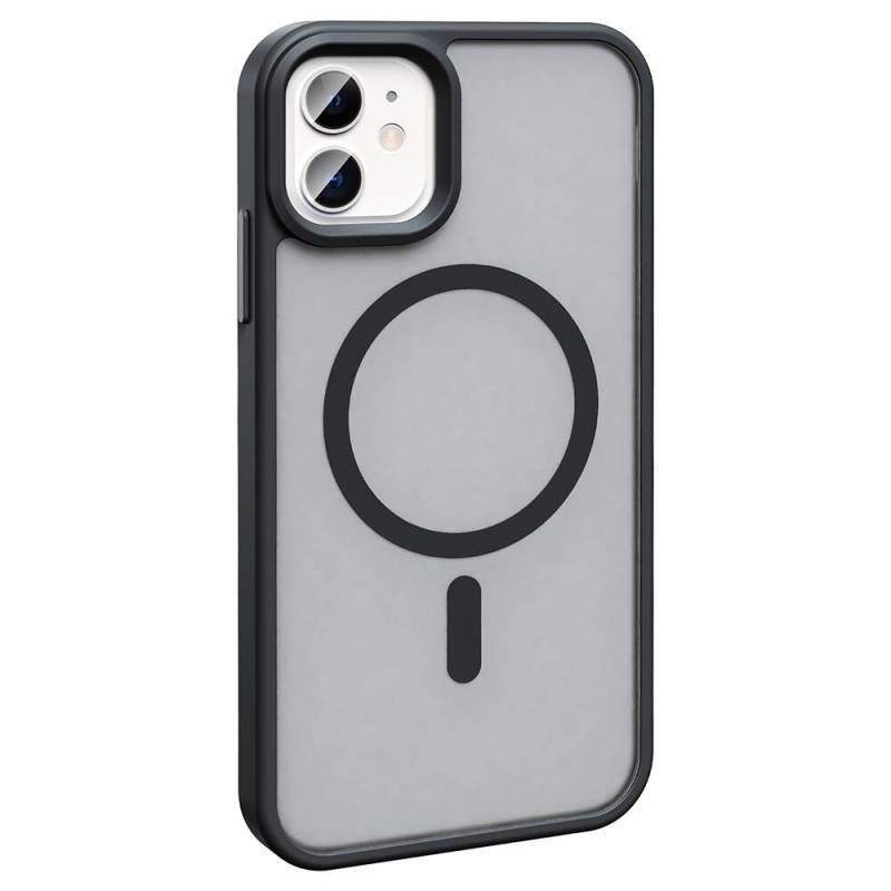 Bal-z Apple iPhone 12 Kılıf M-safe Şarj Özellikli Mat Arka Yüzey  Sio Kapak